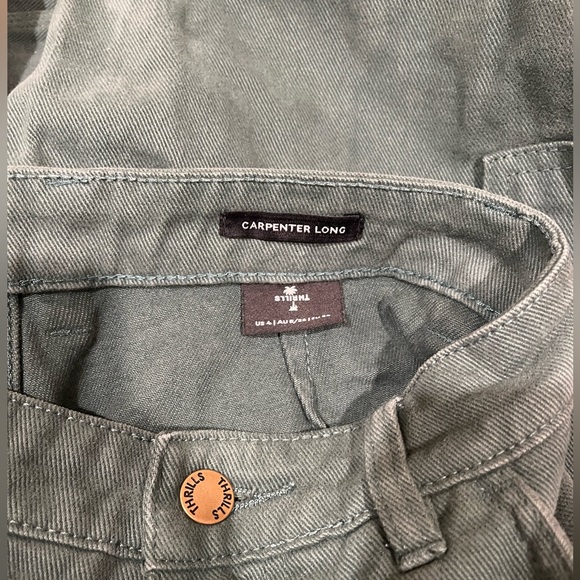 Thrills Carpenter Full Length Pant size au 8 - Picture 3 of 5